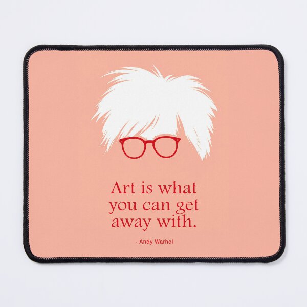 Item preview, Art is what you can get away with – Warhol Quote designed and sold by Art & Coffee.