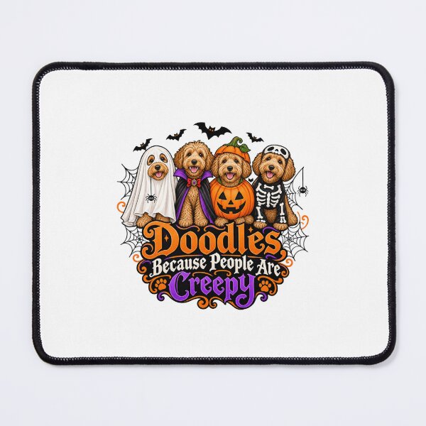 Item preview, Doodles Because People Are Creepy Halloween Dog Costume designed and sold by Whirx.