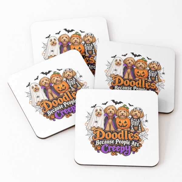 Item preview, Doodles Because People Are Creepy Halloween Dog Costume designed and sold by Whirx.