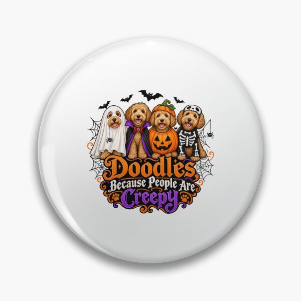 Item preview, Doodles Because People Are Creepy Halloween Dog Costume designed and sold by Whirx.