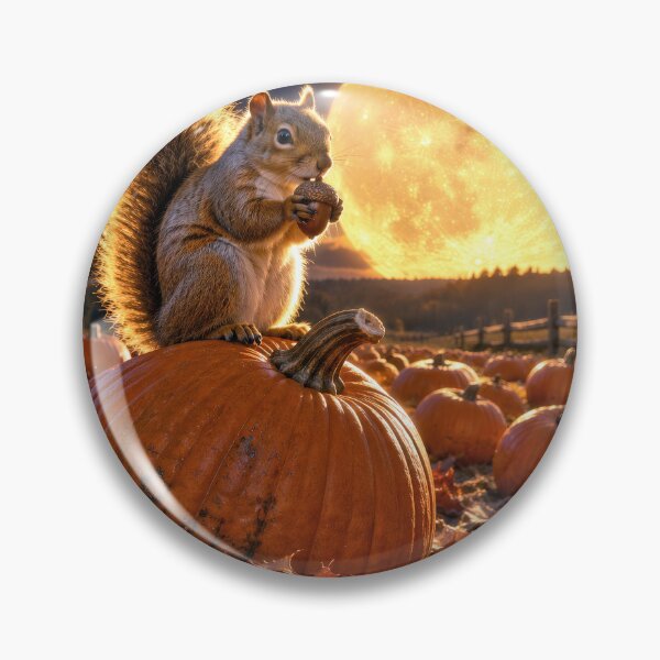 Item preview, Squirrel with Harvest Moon designed and sold by Maria Dryfhout.