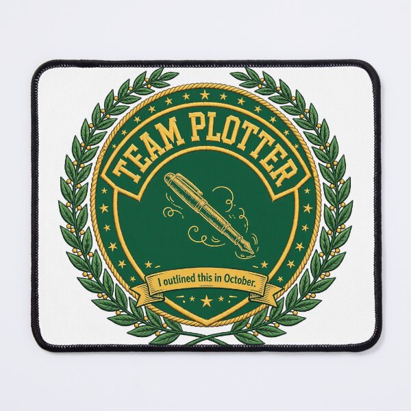 Item preview, Team Plotter Badge — I Outlined This in October designed and sold by thestevebro.