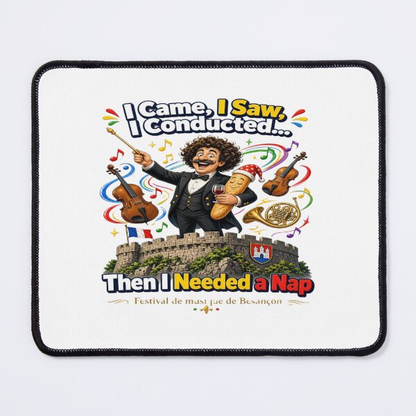 Item preview, Besançon Music Festival France – I Came, I Saw, I Conducted Funny Music T-Shirt designed and sold by Sushikidsntoddlers.