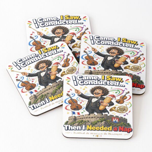 Item preview, Besançon Music Festival France – I Came, I Saw, I Conducted Funny Music T-Shirt designed and sold by Sushikidsntoddlers.