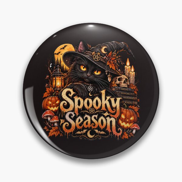 Item preview, Spooky Season Black Cat Witch designed and sold by PixoNest.