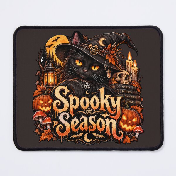 Item preview, Spooky Season Black Cat Witch designed and sold by PixoNest.