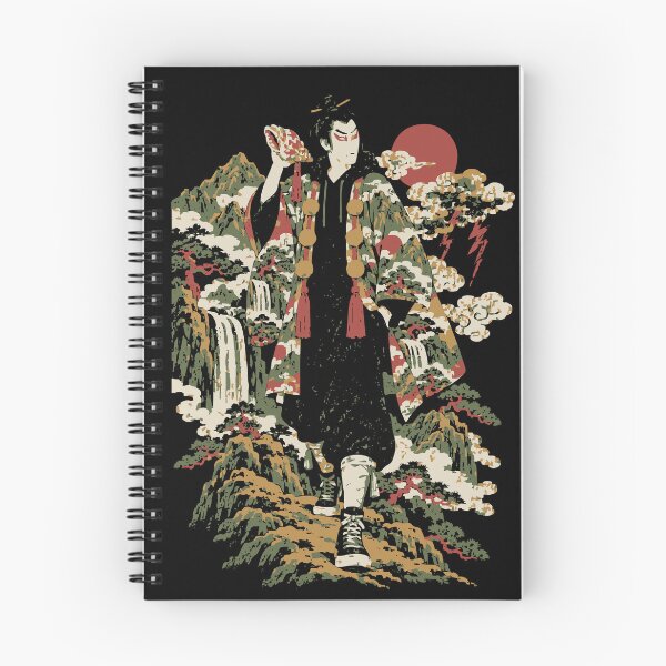 Item preview, Ukiyoe Mountain Ascetic Street Figure Woodblock Streetwear designed and sold by WAVE-JP.