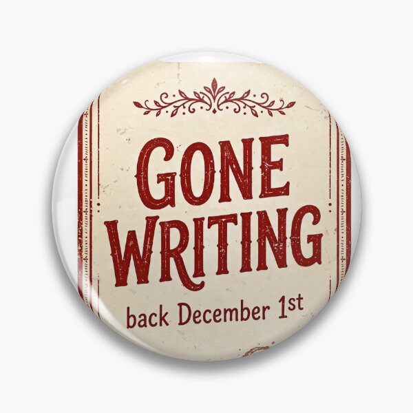 Item preview, Gone Writing Back December 1st — Door Hanger designed and sold by thestevebro.