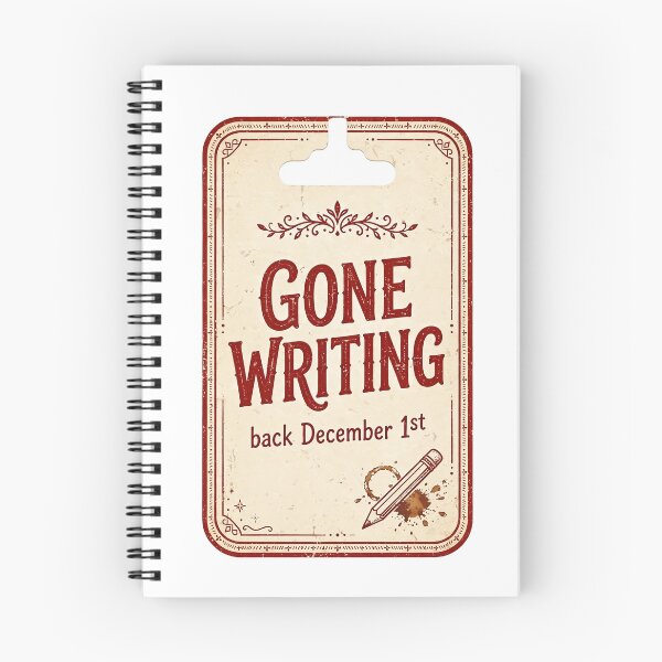 Item preview, Gone Writing Back December 1st — Door Hanger designed and sold by thestevebro.