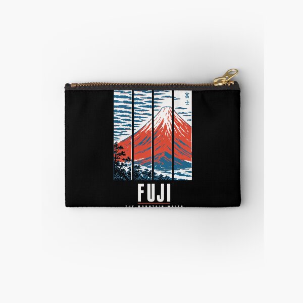 Item preview, Fuji The Mountain Waits - Red Mountain Woodblock Panels designed and sold by WAVE-JP.