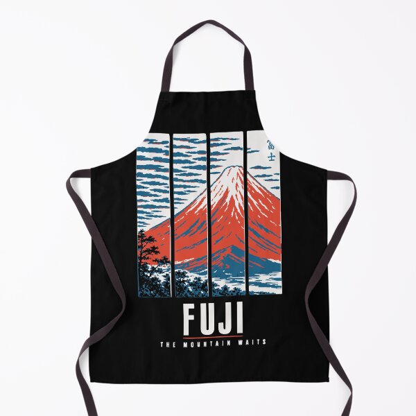 Item preview, Fuji The Mountain Waits - Red Mountain Woodblock Panels designed and sold by WAVE-JP.