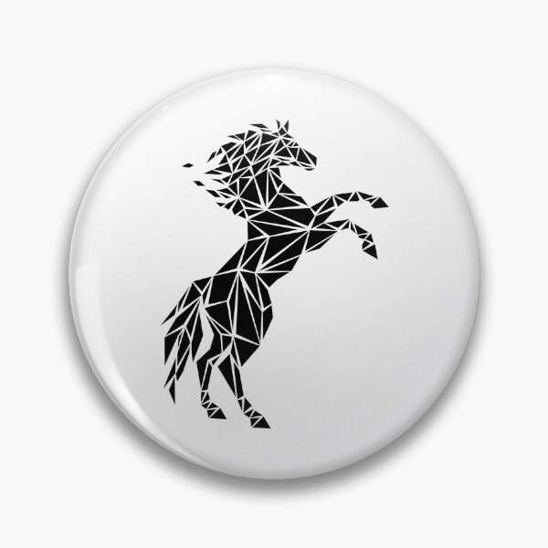 Item preview, Black Geometric Horse designed and sold by Espyr.Art.