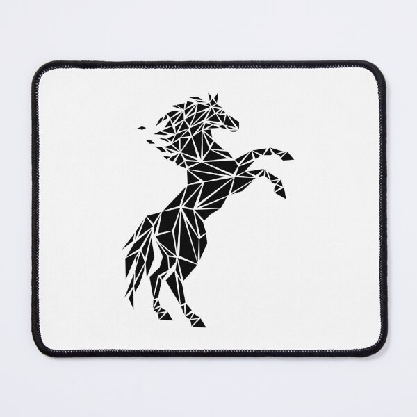 Item preview, Black Geometric Horse designed and sold by Espyr.Art.
