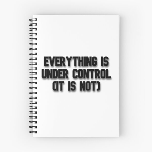 Item preview, Everything Is Under Control (It Is Not) - Funny Sticker designed and sold by Prettyproblemz.