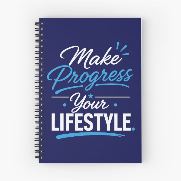 Item preview, Make Progress Your Lifestyle Motivational Growth Typography T-Shirt designed and sold by rejowan-arts.