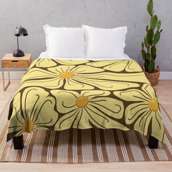 Item preview, Retro neutral flower print designed and sold by EJs .