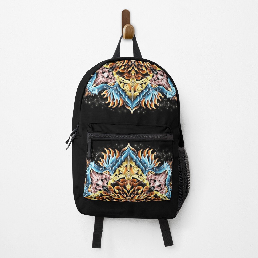 Vista previa del artículo con la obra «Mochila», diseñado y vendido por RutaRozamimoza.