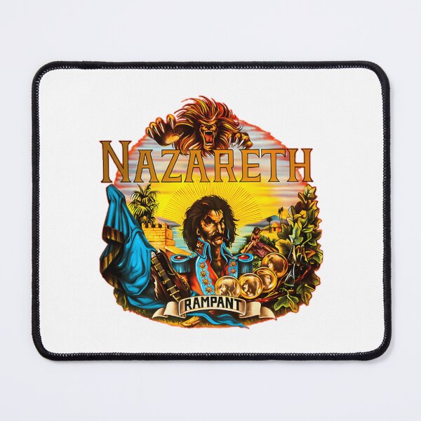 Item preview, Nazareth Fantasy Lion Vintage Rock Design designed and sold by wonder-reject.