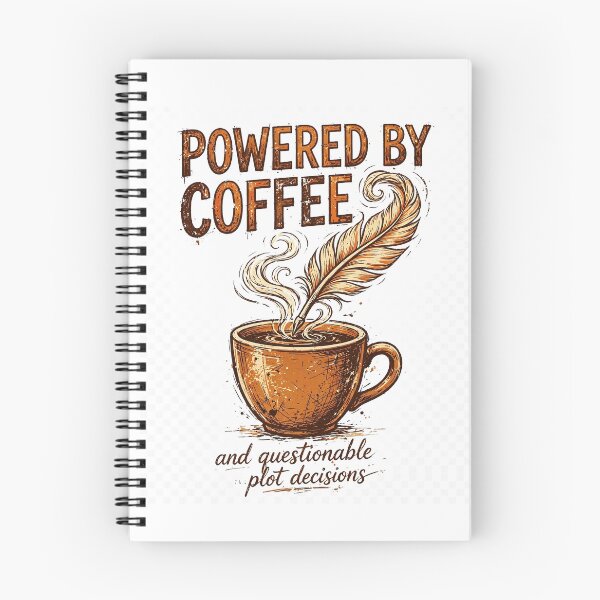 Item preview, Powered by Coffee and Questionable Plot Decisions designed and sold by thestevebro.