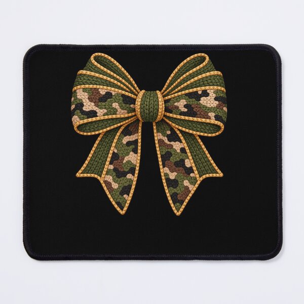 Item preview, Military Camo Bow Veteran Hunter Patriot Support designed and sold by drawwiika+44.