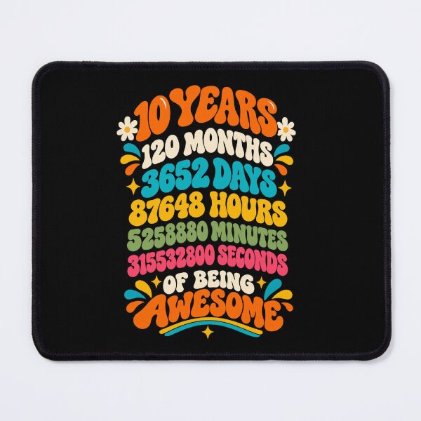 Item preview, 10 Years 120 Months  Of Being Awesome Tenth Birthday Child Celebration designed and sold by drawwiika+44.