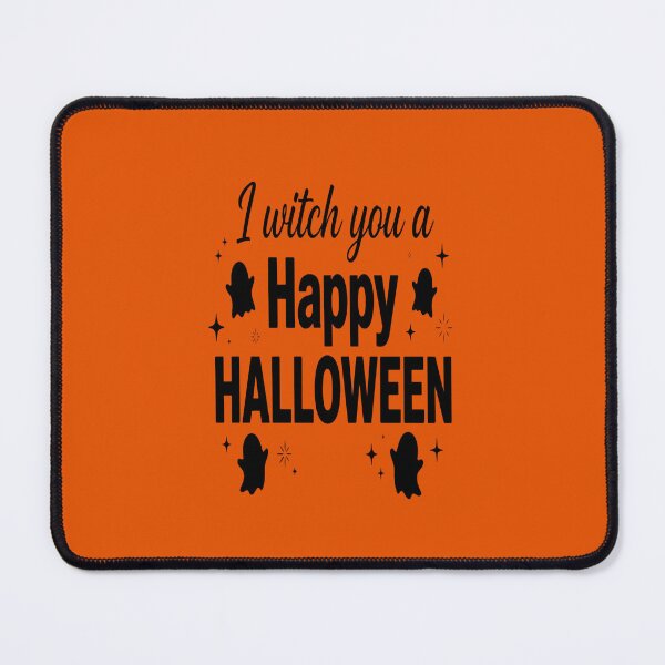 Item preview, I Witch You A Happy Halloween Ghost Pun Quote designed and sold by Custom Crest.