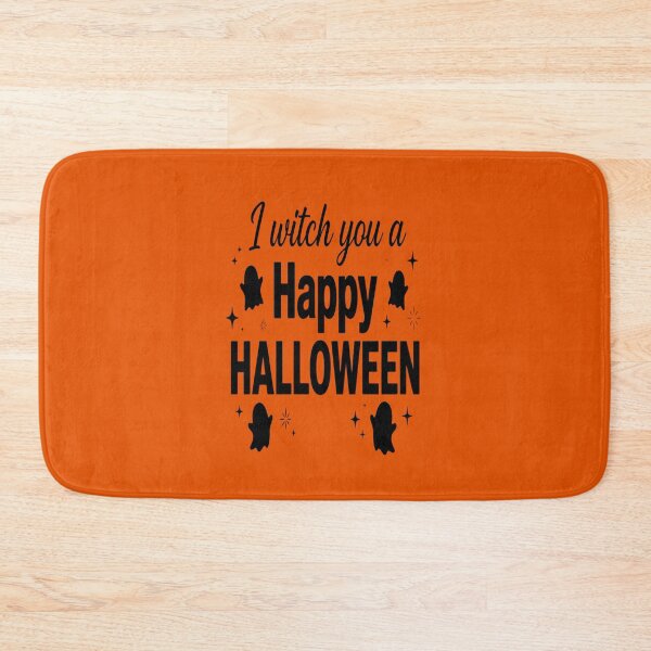 Item preview, I Witch You A Happy Halloween Ghost Pun Quote designed and sold by Custom Crest.