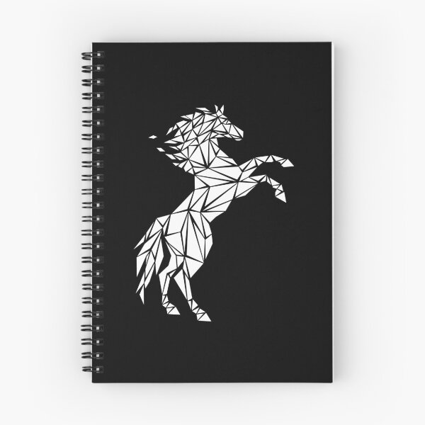 Item preview, White Geometric Horse designed and sold by Espyr.Art.