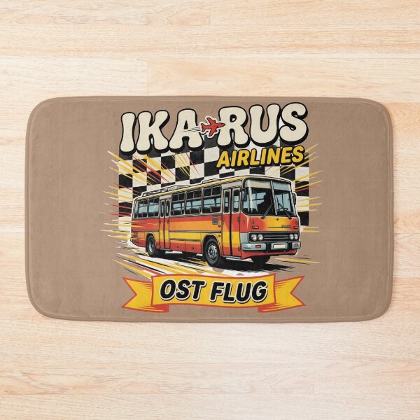 Item preview, Ika-Rus East Flight – Retro Bus designed and sold by design-rebell.