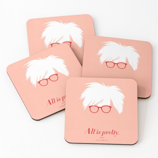 Item preview, All Is Pretty – Warhol Quote designed and sold by Art & Coffee.