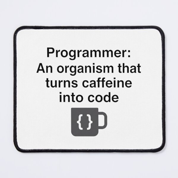 Item preview, Programmer Definition Caffeine Into Code Funny Tech designed and sold by pattman.