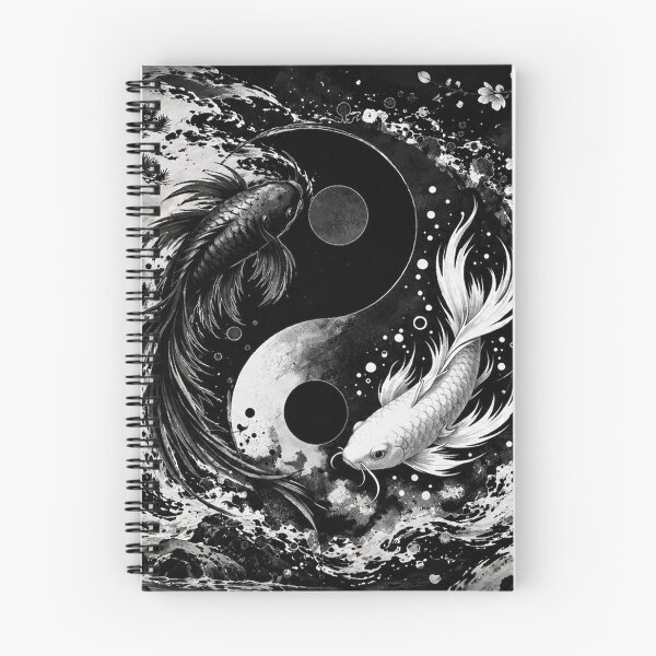 Item preview, Yin Yang Koi Fish Japanese Zen designed and sold by Fei Long Design Hub.