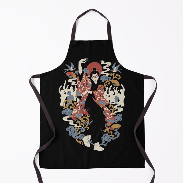 Item preview, Ukiyoe Street Dancer Kabuki Woodblock Streetwear Back Print designed and sold by WAVE-JP.