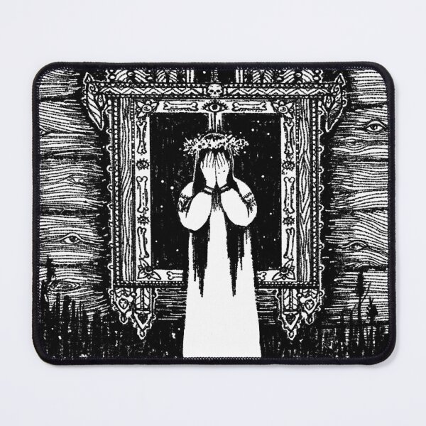 Item preview, VI The Mourning Maiden - Slavic Folklore Linocut Tarot Art designed and sold by Yanuta.