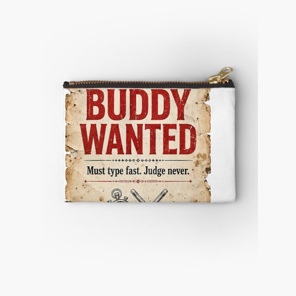 Item preview, Sprint Buddy Wanted — Must Type Fast Judge Never designed and sold by thestevebro.
