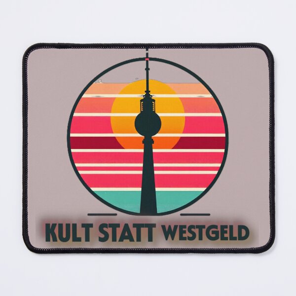 Item preview, Cult status instead of Western currency – Berlin TV Tower Retro Statement designed and sold by design-rebell.