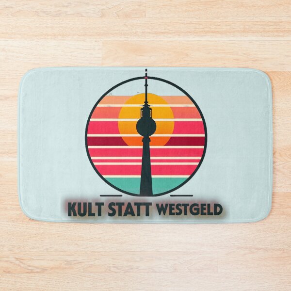 Item preview, Cult status instead of Western currency – Berlin TV Tower Retro Statement designed and sold by design-rebell.