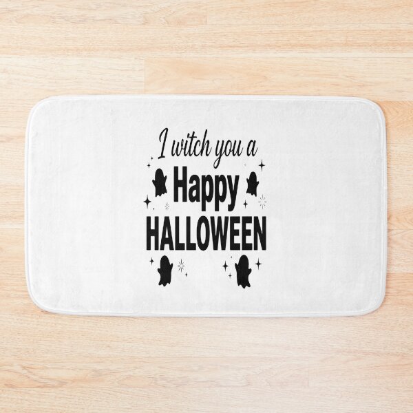 Item preview, I Witch You A Happy Halloween Ghost Pun Quote designed and sold by Custom Crest.