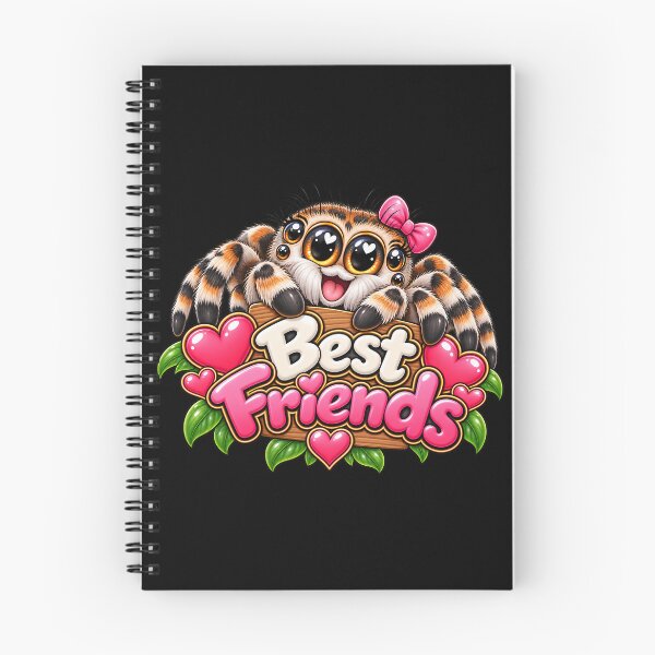 Item preview, Best Friends Jumping Spider – Cute Kawaii Spider & Arachnid Friendship Design designed and sold by aventi24.