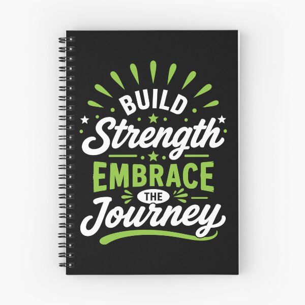 Item preview, Build Strength Embrace the Journey Motivational Growth Typography T-Shirt designed and sold by rejowan-arts.
