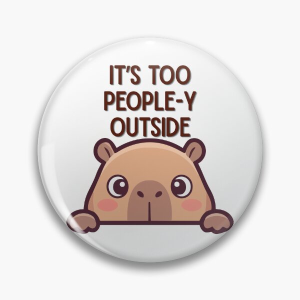 Item preview, too peopley outside designed and sold by  StudioAlunsina.