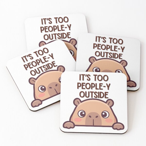 Item preview, too peopley outside designed and sold by  StudioAlunsina.