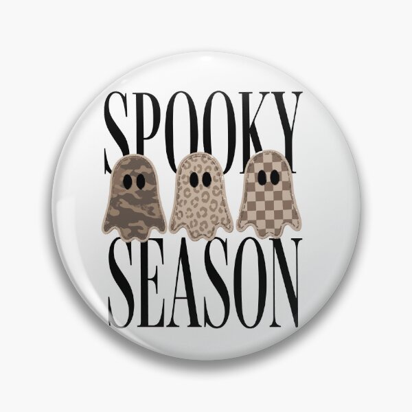 Item preview, Spooky Season Neutral Ghosts Leopard Camo Checkered designed and sold by CreativeBrains7.