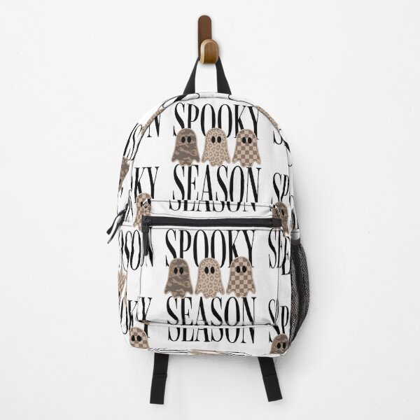 Item preview, Spooky Season Neutral Ghosts Leopard Camo Checkered designed and sold by CreativeBrains7.