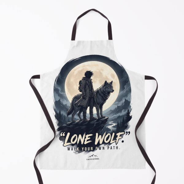 Item preview, Lone Wolf | Anime Wolf Streetwear Shirt | Original Moonlight Wanderer Design designed and sold by SAJ Design Studio.