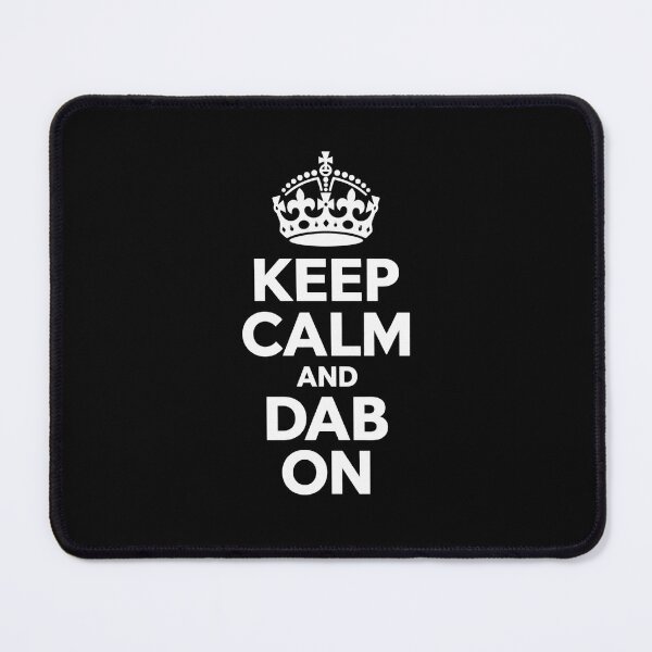 Item preview, Keep Calm And Dab On Funny Parody Crown Typography designed and sold by Whirx.
