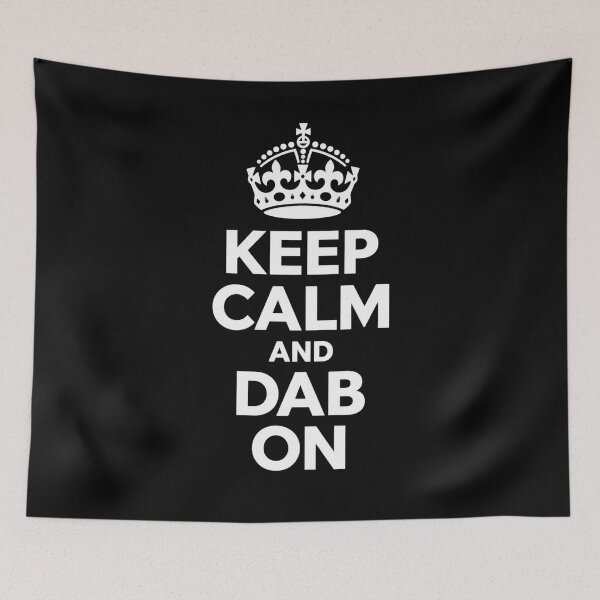 Item preview, Keep Calm And Dab On Funny Parody Crown Typography designed and sold by Whirx.