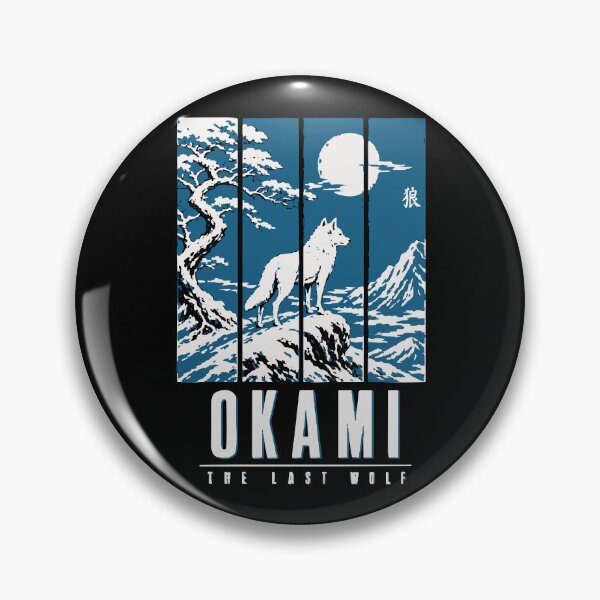 Item preview, The Last Wolf - Japanese Wolf on Snowy Ridge Sumi-e Panels designed and sold by WAVE-JP.