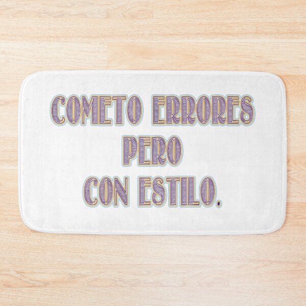 Item preview, Cometo errores pero con estilo - Spanish Adult Mood Quote designed and sold by Yamy Morrell Art and Design.