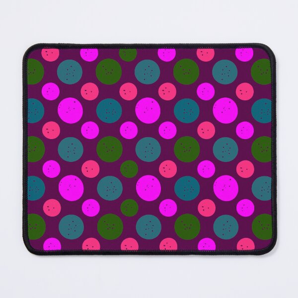 Item preview, Neon Polka Dot Pattern - Retro Magenta & Teal Speckled Circles Design designed and sold by UniqueDesign751.